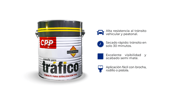 ESMALTE AMARILLO TRAFICO CPP 1GL.