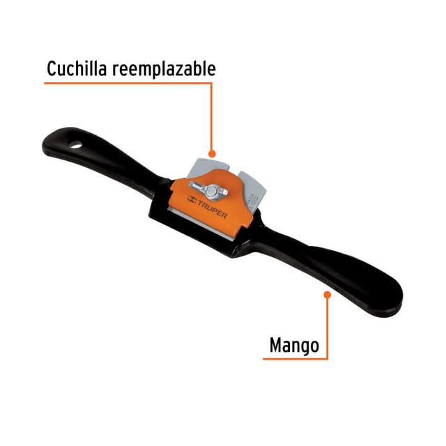 ESCOCHEBRE CARA CURVA 9" MADERA E-9C TRUPER 12059