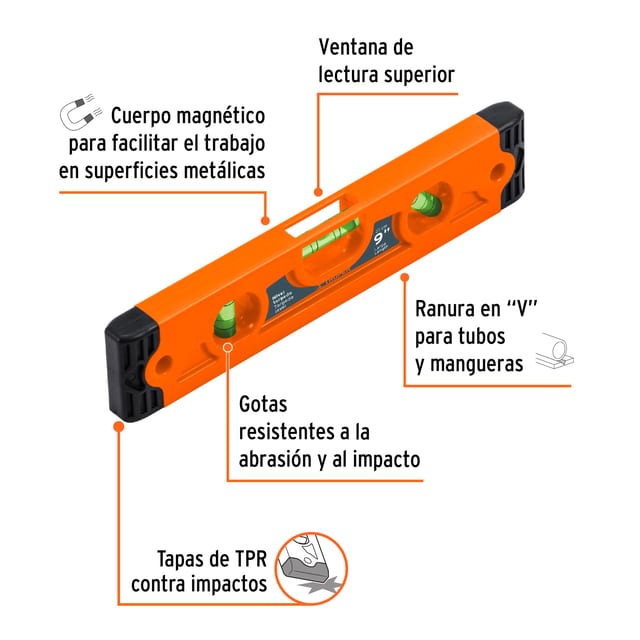 NIVEL 9" TRUPER 11223