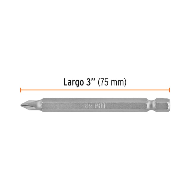 PUNTA DESTORNILLADOR PH1 3" TRUPER 12152