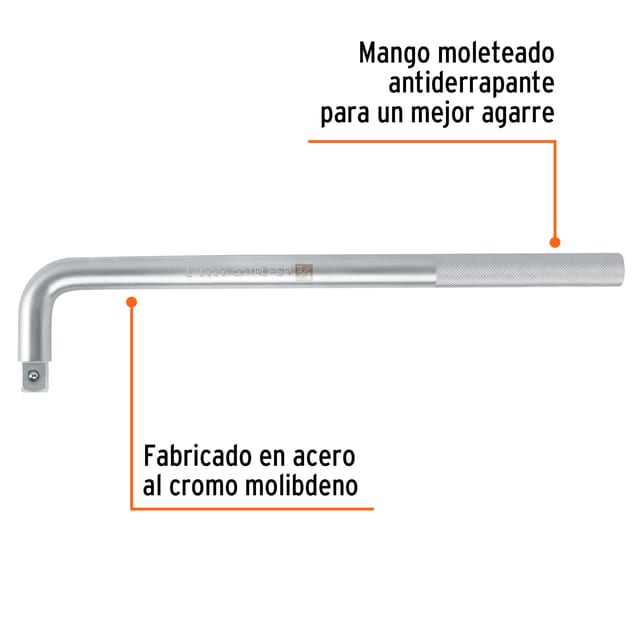 MANGO 3/4X18" EN L DADO TRUPER 13914