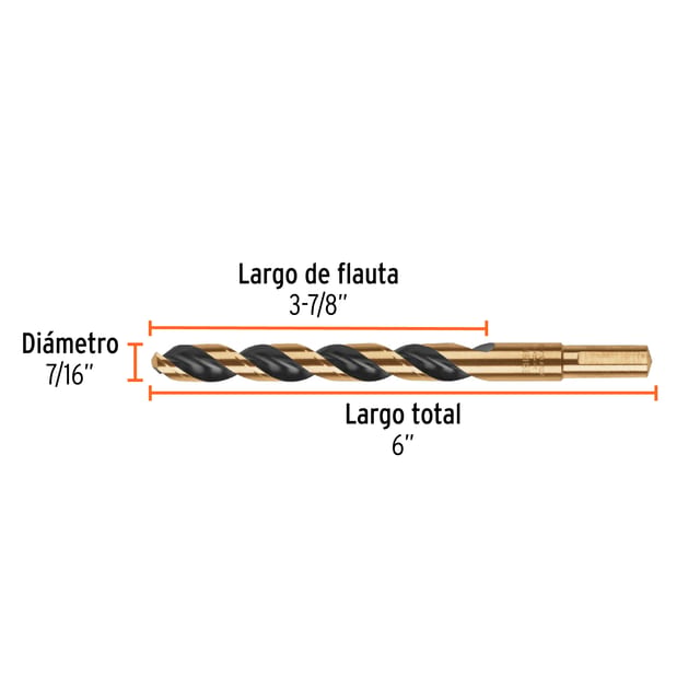 BROCA METAL 7/16 TRUPER 11158