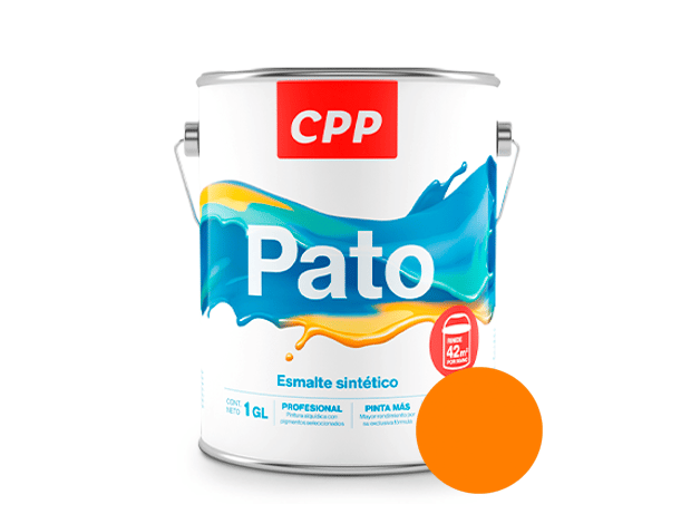 ESMALTE NARANJA CPP PATO 1GL