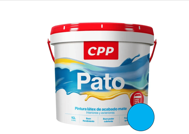 LATEX CELESTE CPP PATO 1 GL.