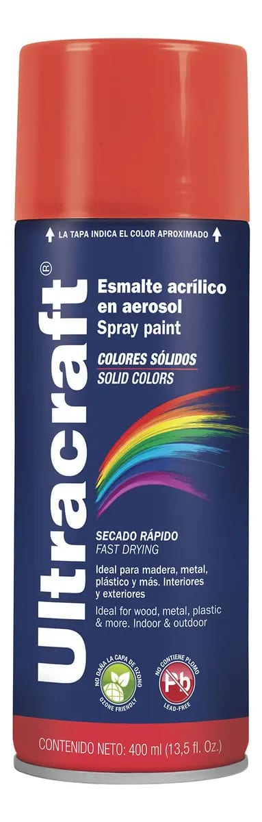 SPRAY ROJO BRILLANTE ULTRACRAFT 40024