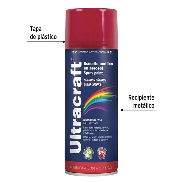 SPRAY ROJO FUEGO ULTRACRAFT 40031