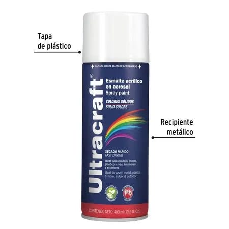 SPRAY BLANCO MATE ULTRACRAFT 40038