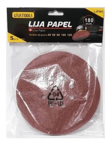 LIJA REDONDO 7" X5 PZS ECO