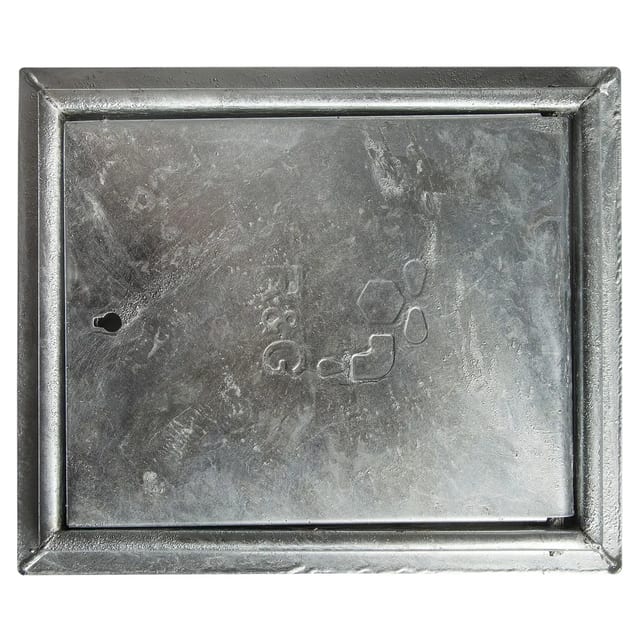 TAPA AGUA 30X35 C/MARCO GALVANIZADO