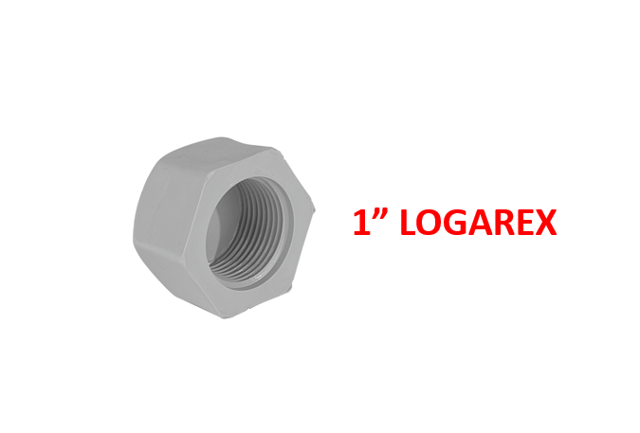 TAPON 1" PVC HEMBRA C/R LOGAREX