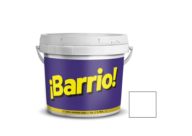 LATEX BLANCO BARRIO 1 GL.