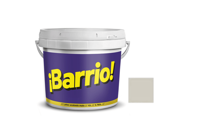 LATEX GRIS CLARO BARRIO 1GL.