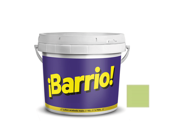 LATEX VERDE PASTEL BARRIO 1GL