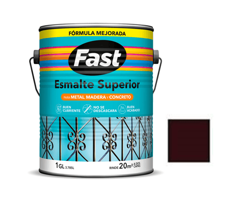 ESMALTE CAOBA FAST 1GL.