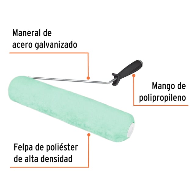 RODILLO 12" POCO RUGOSO TRUPER 13881