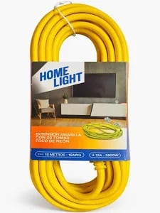 EXTENSIÓN 10MT AMARILLO HOME LIGHT