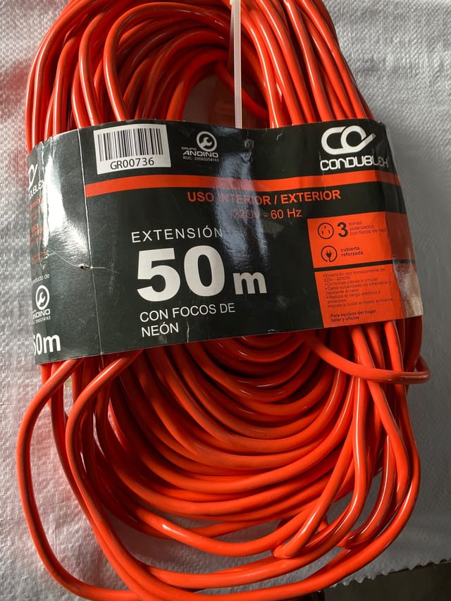EXTENSION 50MT NARANJA