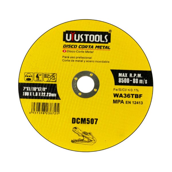 DISCO METAL 7" DCM507 UYUSTOOLS