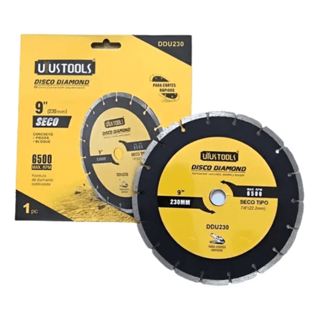 DISCO DIAMOND P/CERAMICA 230MM (9") SECO UYUSTOOLS DDU230