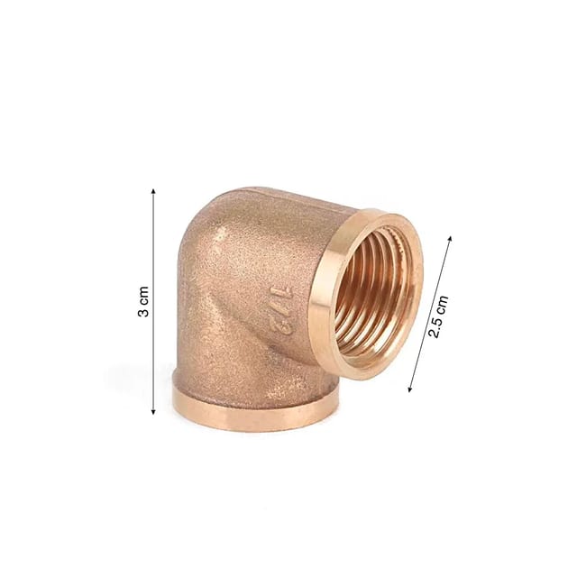 CODO 1/2 BRONCE PESADO TECNIPERU