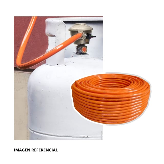 MANGUERA 3/8 NARANJA GLP GAS