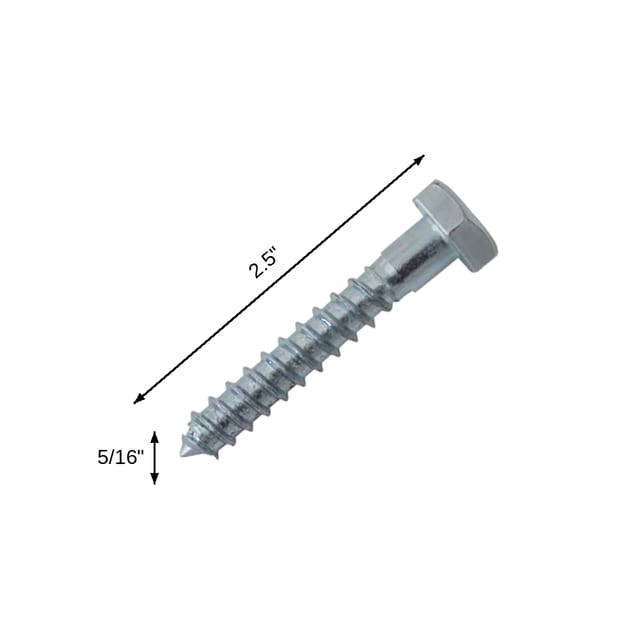 TIRAFON 2.5" X 5/16 EXAGONAL