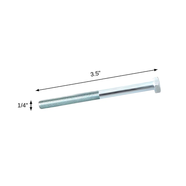 PERNO 3.5X1/4 HEXAGONAL ZINC.