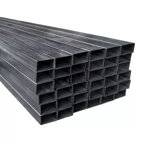 TUBO NEGRO 8"X4"X3X6MT 200X100 RECT.