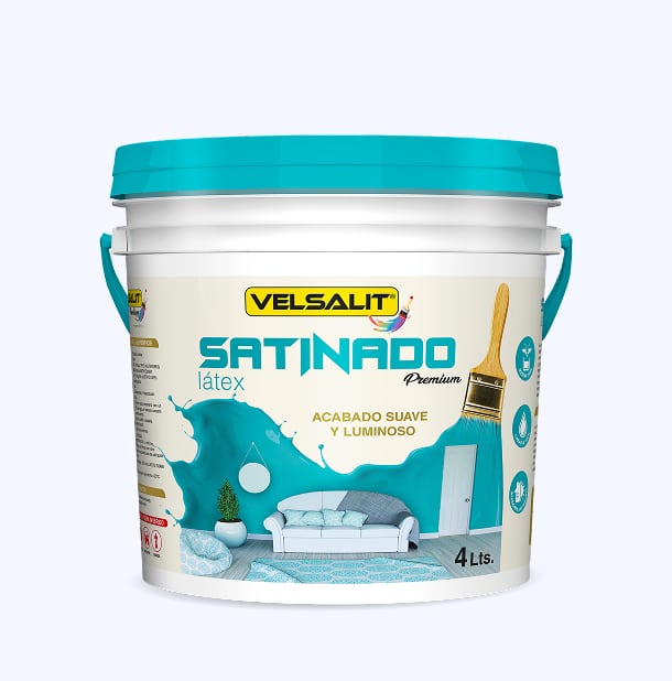 LATEX NARANJA KORAL SATINADO VELSALIT 1 GL.