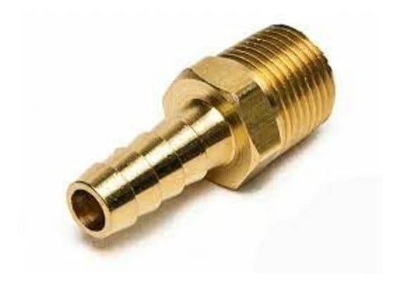 NIPLE 3/8 HILO X 1/4-1/2 ESCAMADO BRONCE
