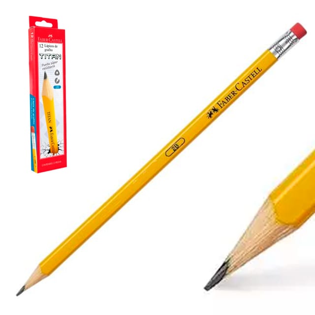 LAPIZ ESCOLAR STDF C/BORR.2B