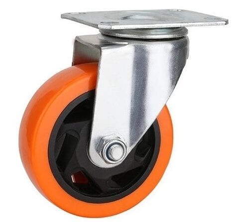RUEDA GARRUCHA ISR-2 1/2 NARANJA 2.5" S/FRENO