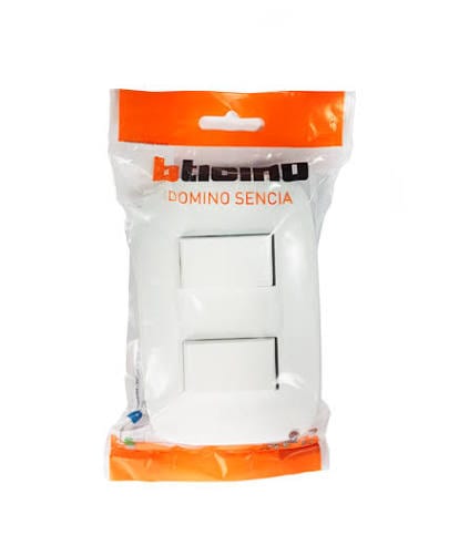 INTERRUPTOR DOBLE CONMUTADO BTICINO ECO
