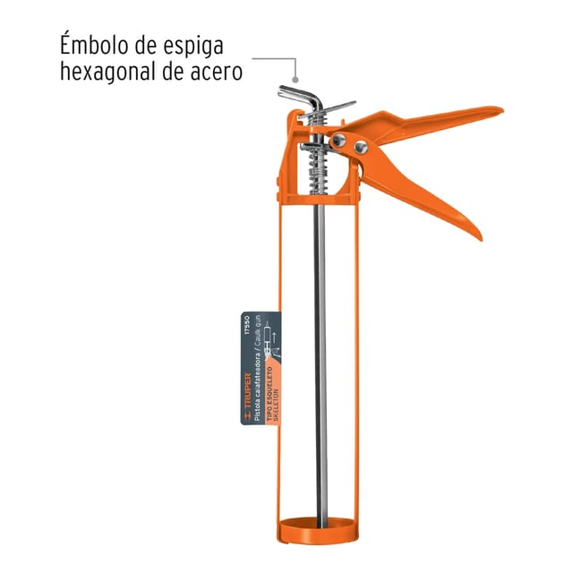 PISTOLA APLICADOR SILICINA ESQUELETO TRUPE 17550