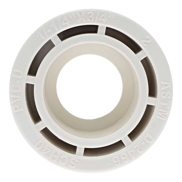 REDUCCION 1"1/4"A 3/4" PVC BLANCO