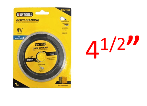 DISCO CONCRETO 4 1/2" DDU115H LISO UYUSTOOLS