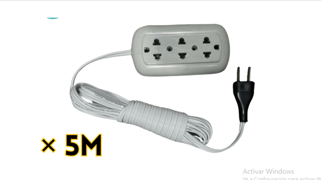 EXTENSIÓN 5M C/CABLE MELLIZO ECO.