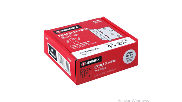 BISAGRA 4" ACERO HERMEX 43191