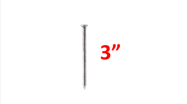 CLAVO 3" ALBAÑIL 1KG