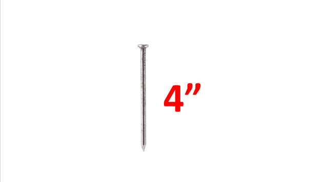 CLAVO 4" ALBAÑIL 1KG