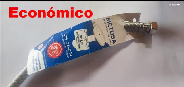 TUBO ABASTO 1/2 LAVATORIO 10AÑ. METUSA ECO