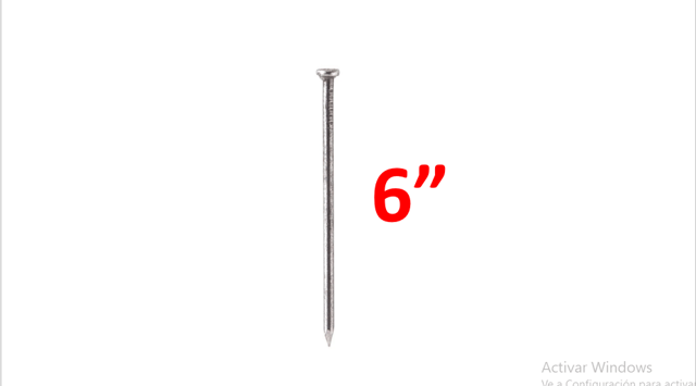 CLAVO 6" ALBAÑIL 1KG