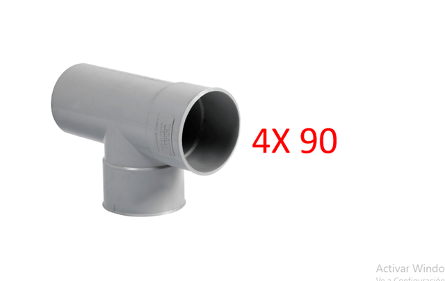 TEE 4"X2" DESAGUE PVC NICOLL