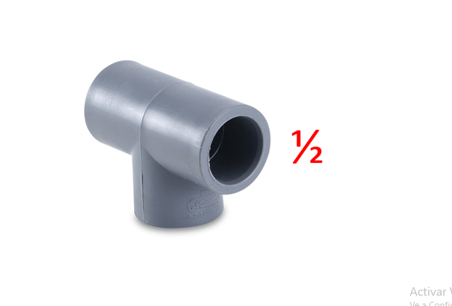 TEE 1/2" SP PVC NICOLL