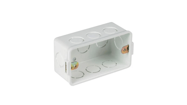 CAJA RECTANGULAR PVC BLANCO