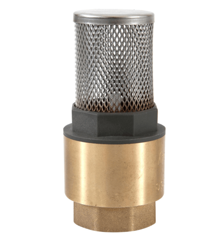 VALVULA CON CANASTILLA INOX. YORK SCHUBERT