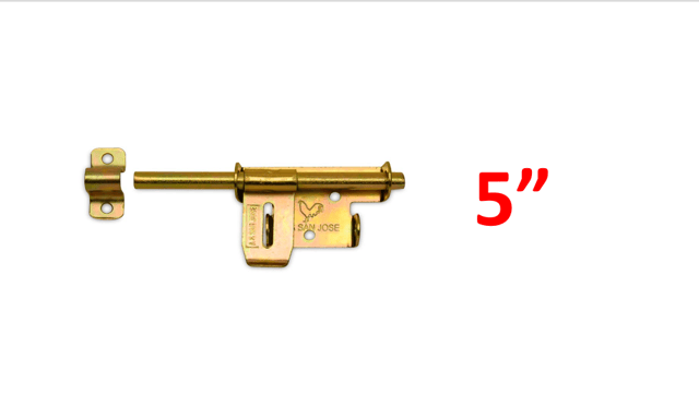 CERROJO 5" SANSON DORADO