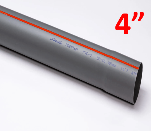 TUBO 4"X3M SAL PVC NICOLL
