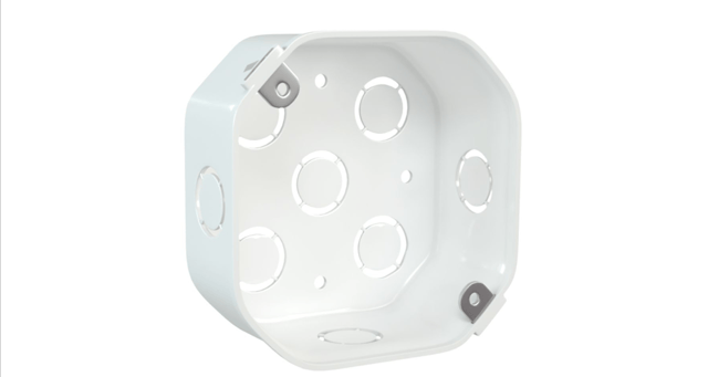 CAJA OCTAGONAL PVC BLAN. ECO