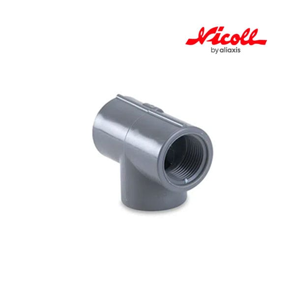 TEE 1/2" C/ROSCA PVC NICOLL